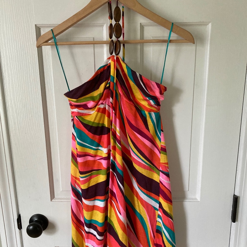 Fun colorful summer vacation dress